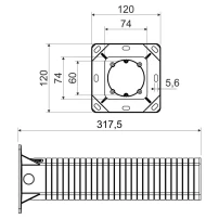 Puszka elektroinstalacyjna do systemów docieplających - 300mm