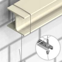Linka stalowa z pętlą LG z zaciskiem STL8x20 - do 45kg