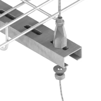 Linka stalowa z pętlą LG z zaciskiem STL8x20 - do 45kg