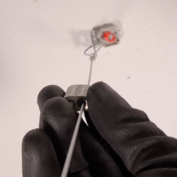 Linka stalowa 1,5mm CELO AWFS z uchwytem AAT i zaciskiem mocującym