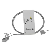 Linka stalowa Ø 1,5mm z uchwytem AAT i zaciskiem mocującym